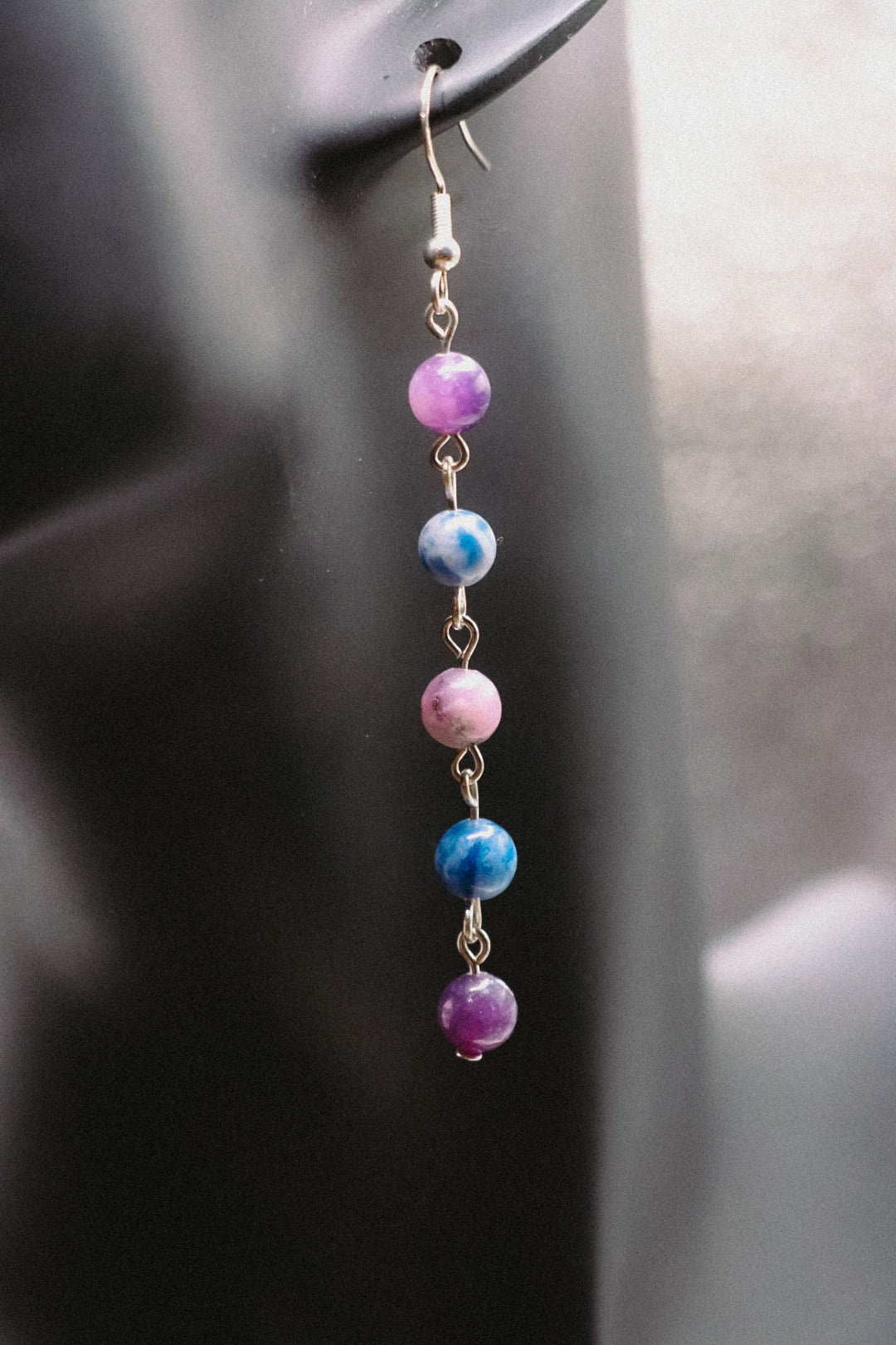 Gemstone Dangle Earrings