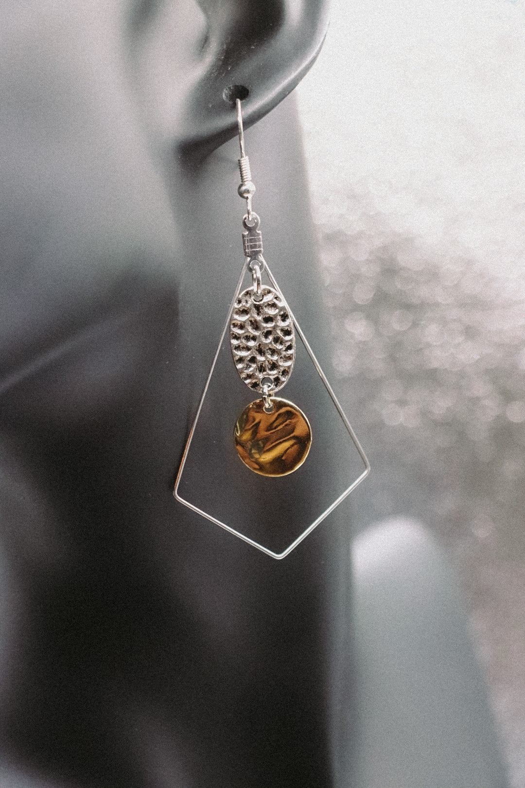 Geometric Dangle Earrings