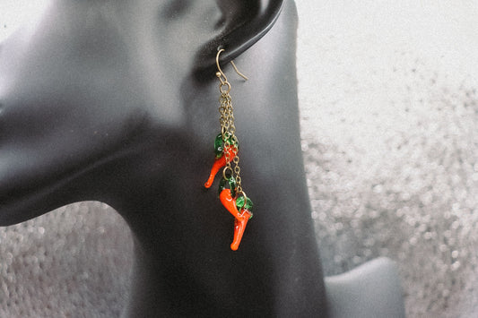 Red Hot Chili Peppers Dangle Earrings